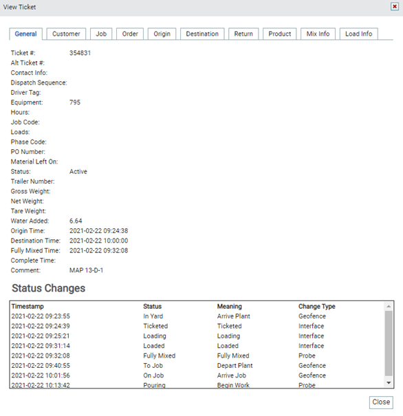 Batch Summary Report