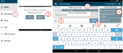Messages menu, dispatch message, message history, sent and recieved messages, canned messages