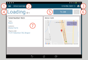 TrackIt Android screen overview