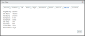 Picture of View Ticket window, Mix Info tab.