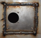 Welding the plate