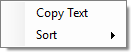 Copy Text option