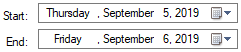 Date picker