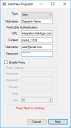 Add New Dispatch dialog window