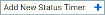 Add New Status Timer button