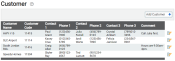 Ticket Management Customer screen