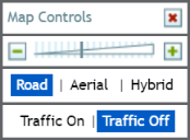 Map Controls dialog window