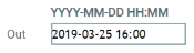 Clock-Out time field