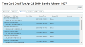 Audit Trail dialog window