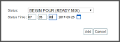 Add Status dialog window in payroll