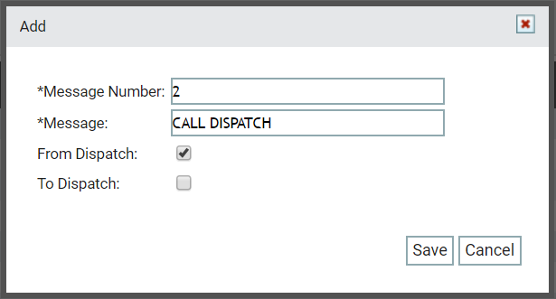 Message Settings | TrackIt Web Console